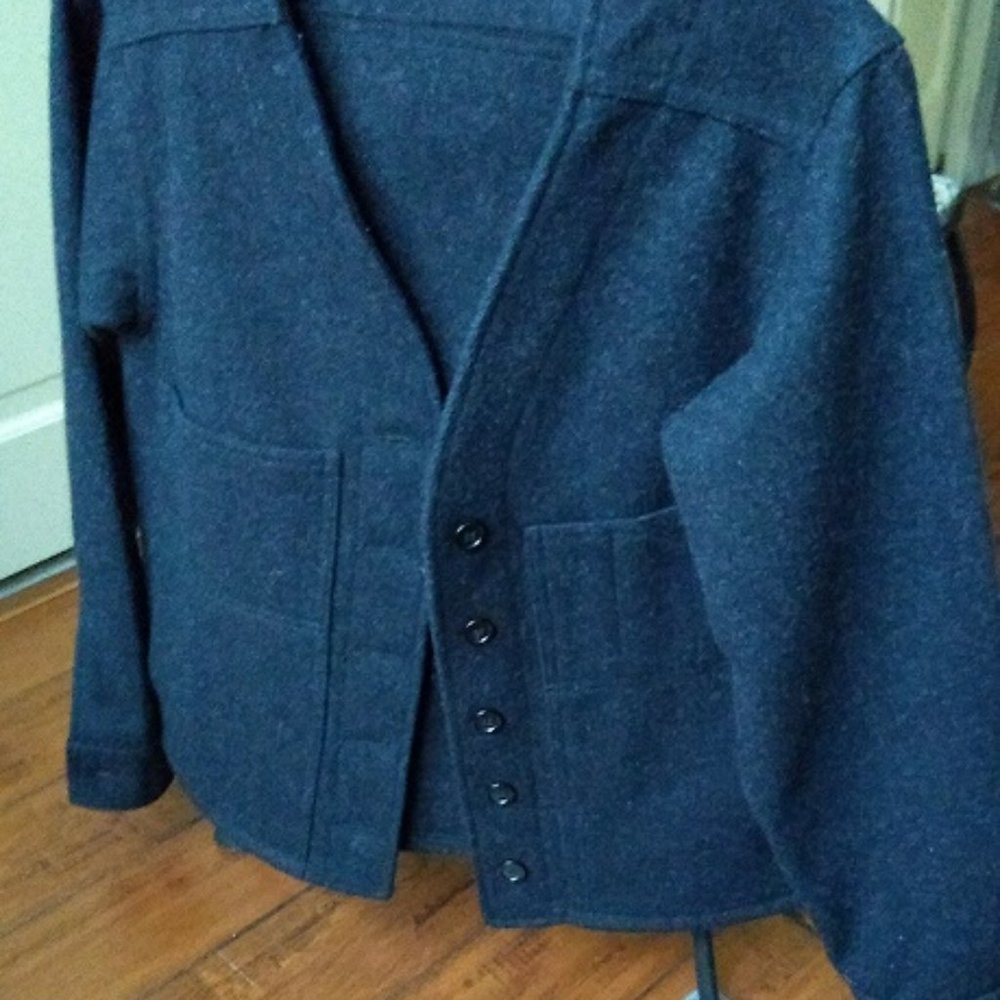 Womens Filson Charcoal Wool Jacket Made in USA